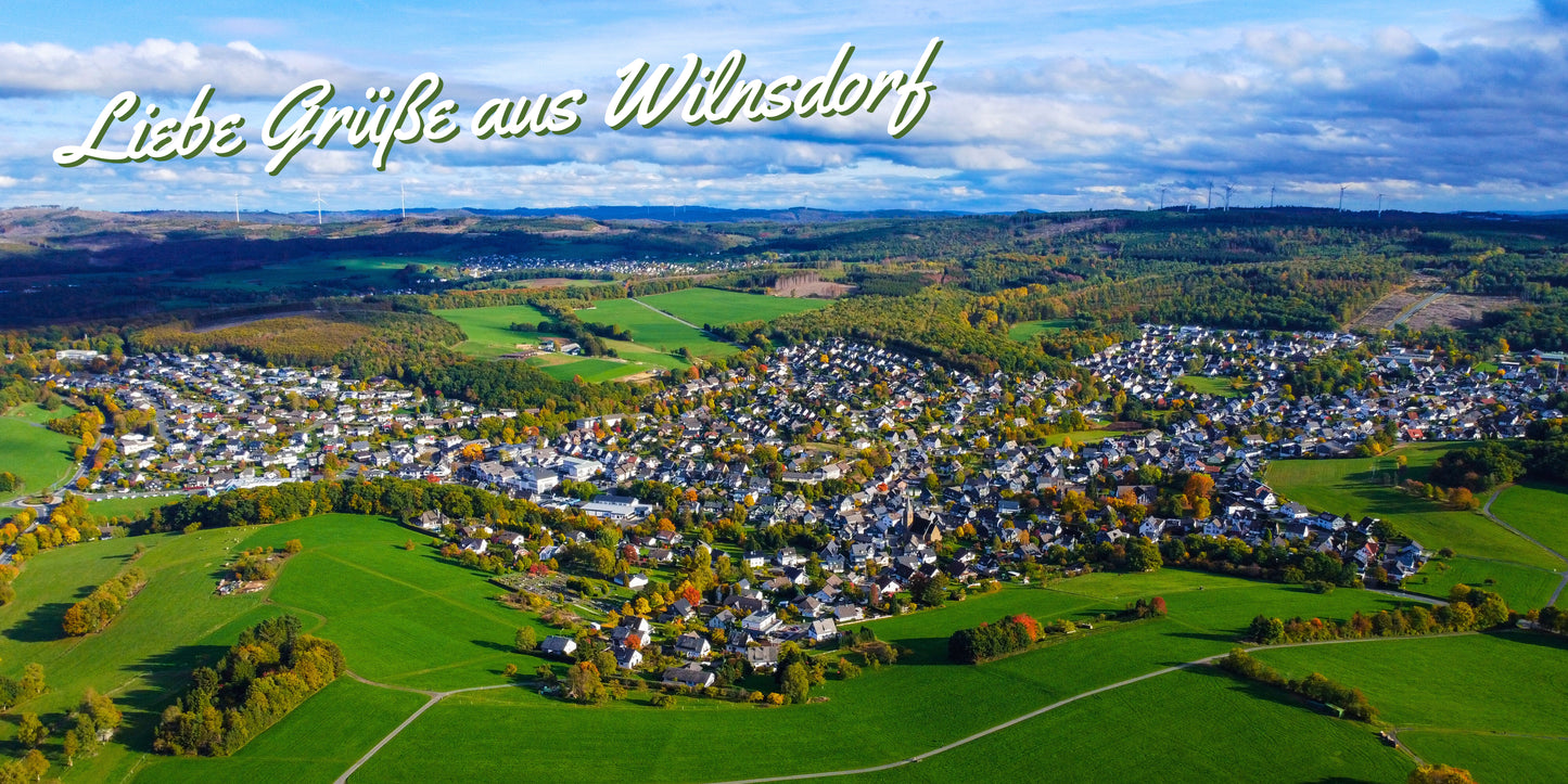 Postkarte „Grüße aus Wilnsdorf“ - Version II (DIN lang)