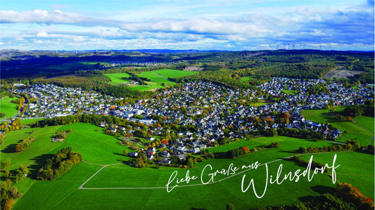 Postkarte „Grüße aus Wilnsdorf“ - Version I (DIN lang)